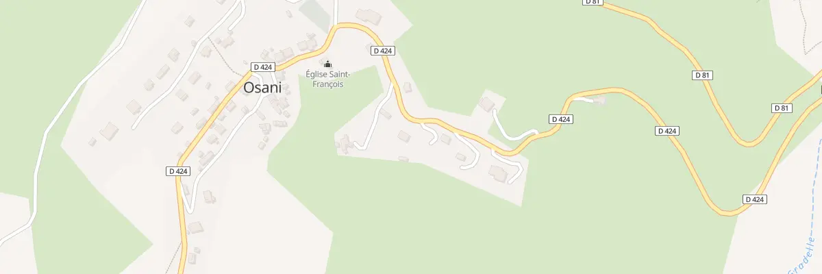 Plan du 5104 Bucertolaja à Osani