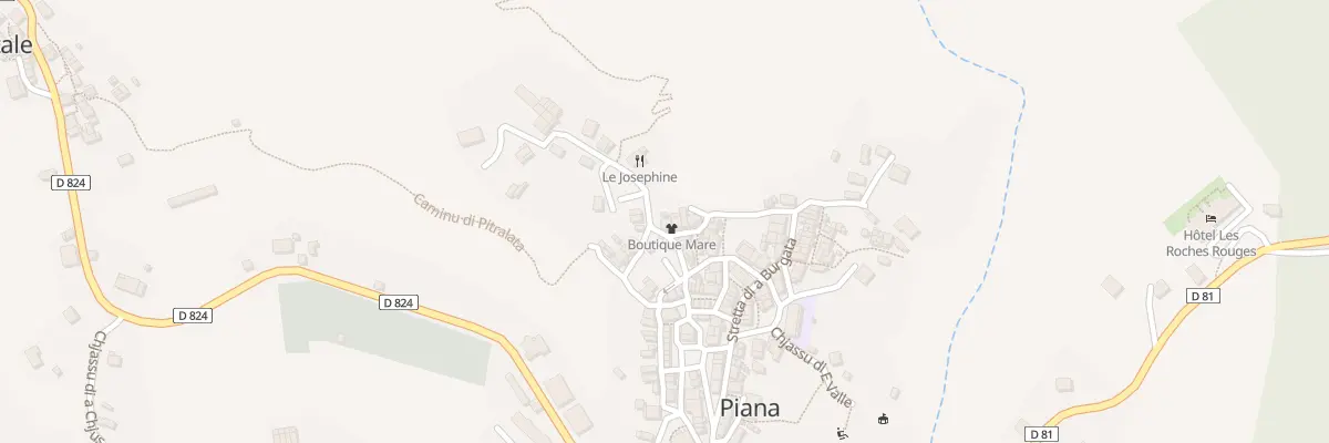 Plan du 5176 Piana à Piana
