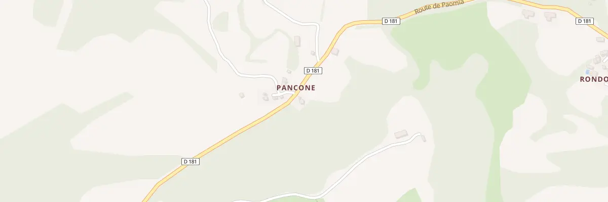 Plan du 5406 Pancone à Cargèse