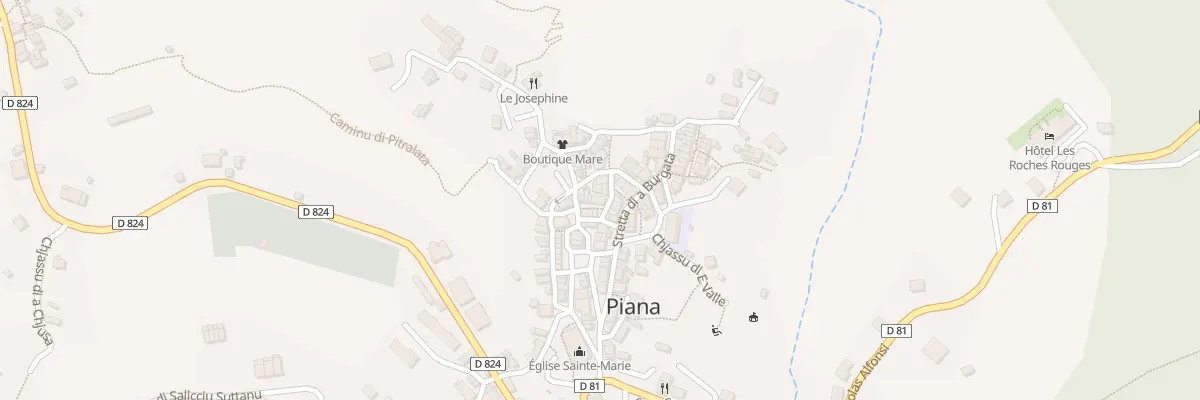 Plan du 5151 Piana à Piana