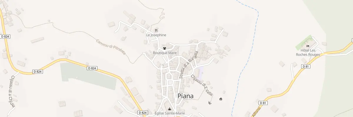 Plan du 5149 Piana à Piana