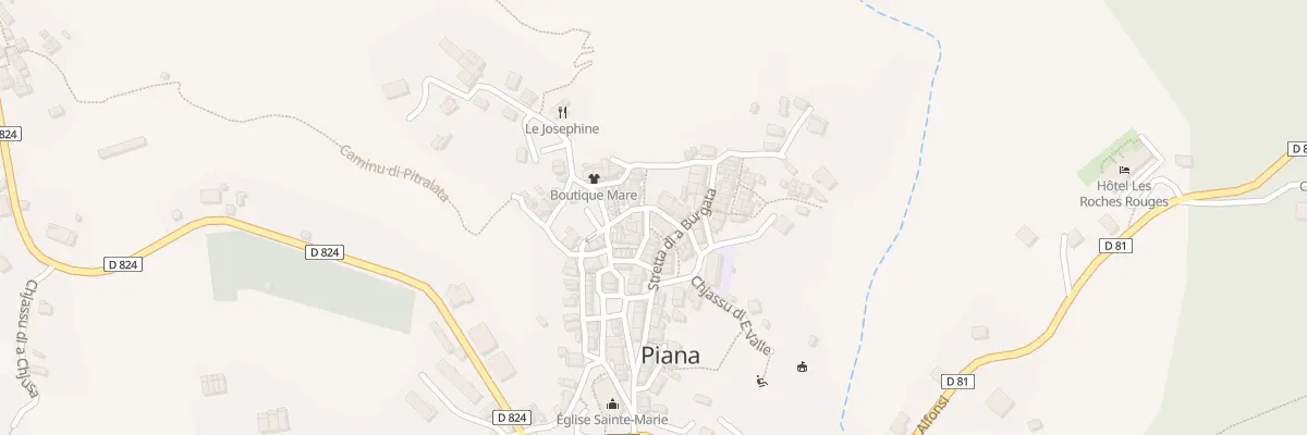 Plan du 5147 Piana à Piana
