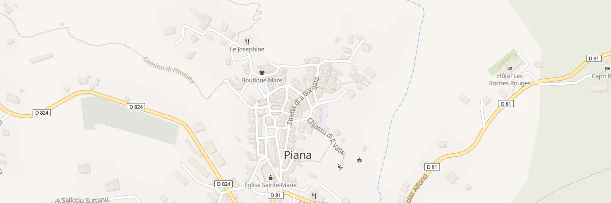 Plan du 5142 Piana à Piana