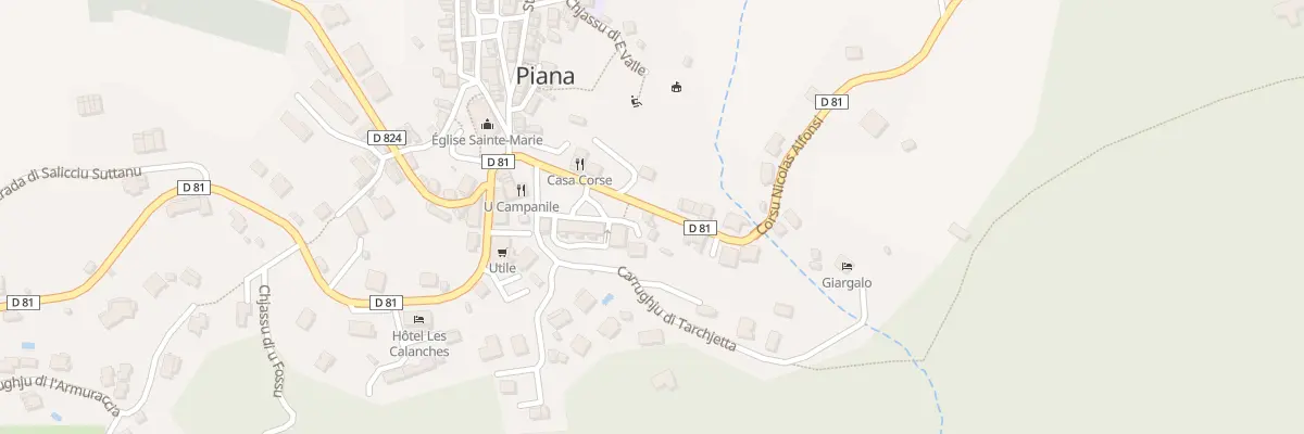 Plan du 5249 Fontana à Piana