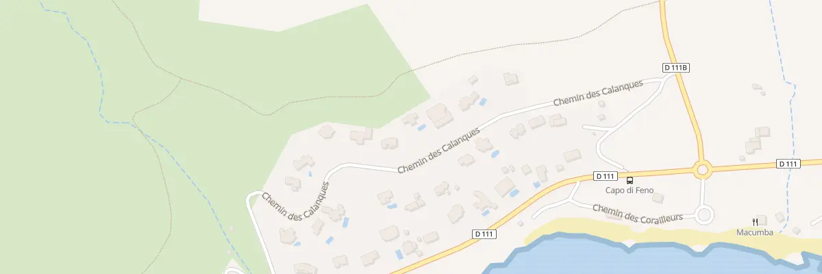 Plan du 9013 Rte des Sanguinaires à Ajaccio