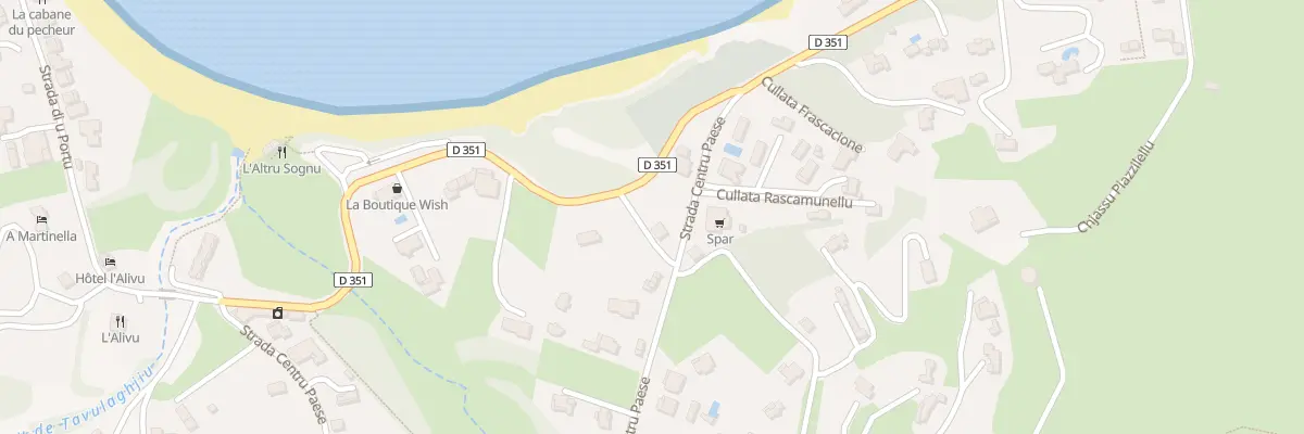 Plan du 5196 Vallecchia à Galéria