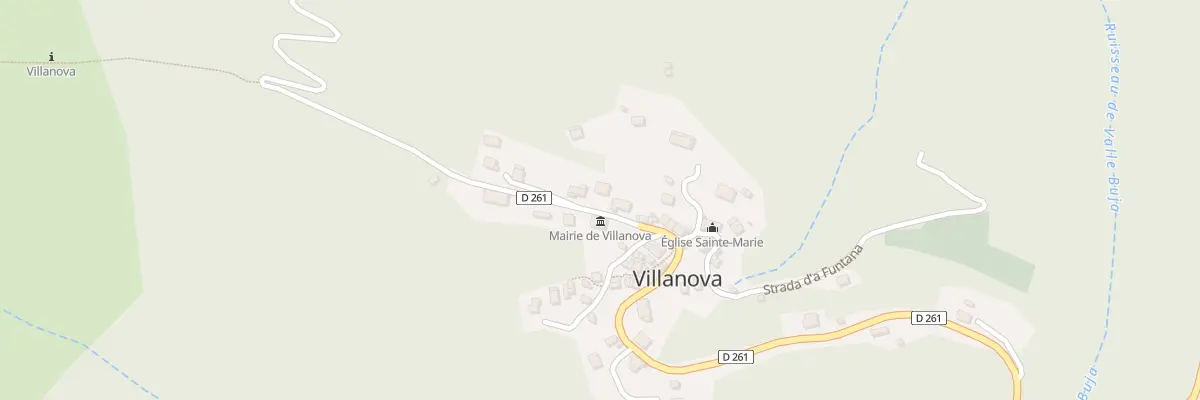Plan du 7001 Villanova à Villanova