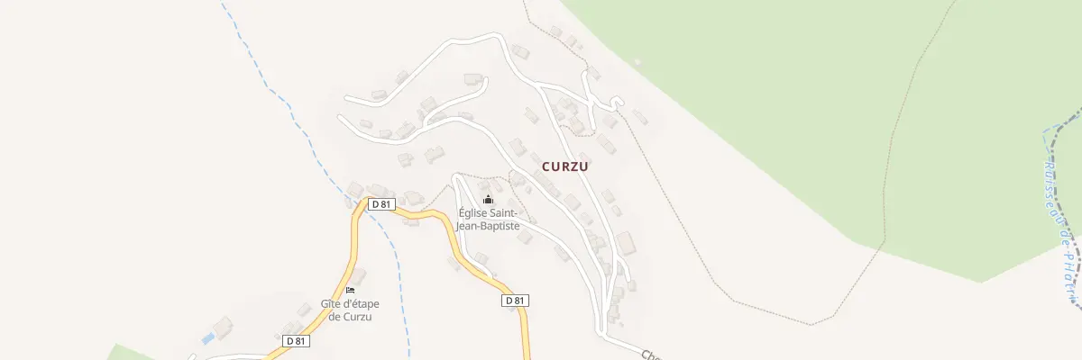 Plan du 5054 Curzo à Osani