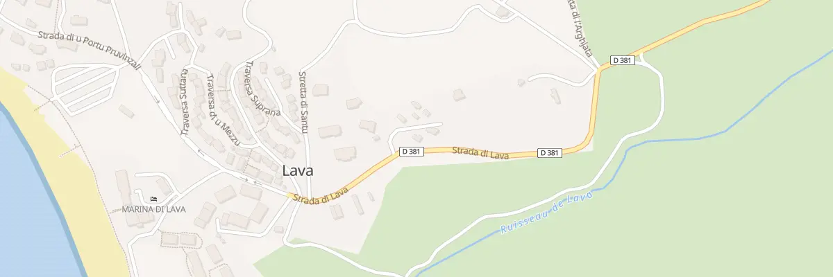Plan du 5191B Ajadata à Appietto