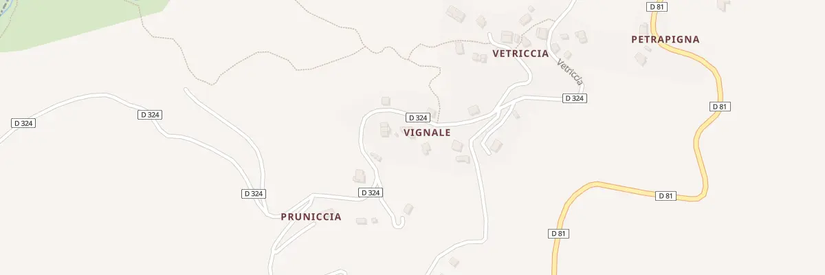 Plan du 5112 Vignale à Partinello