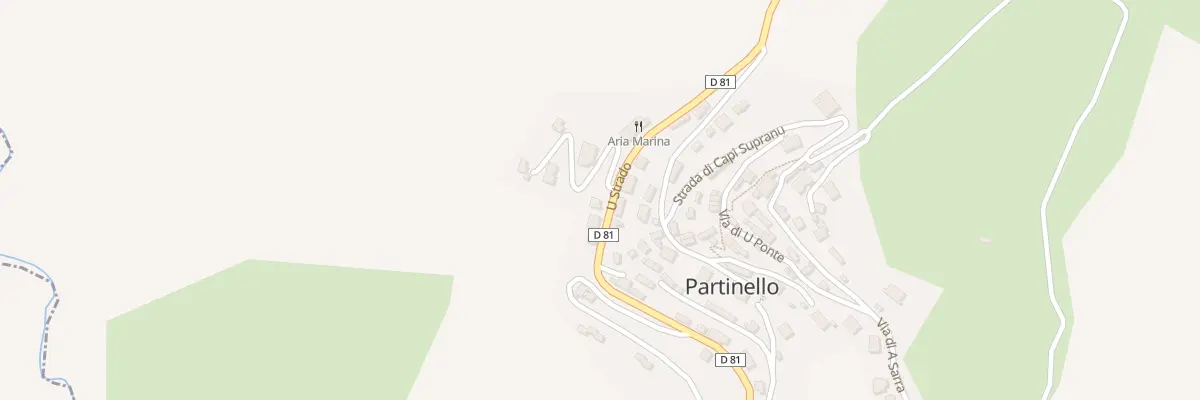 Plan du 5069 Partinello à Partinello