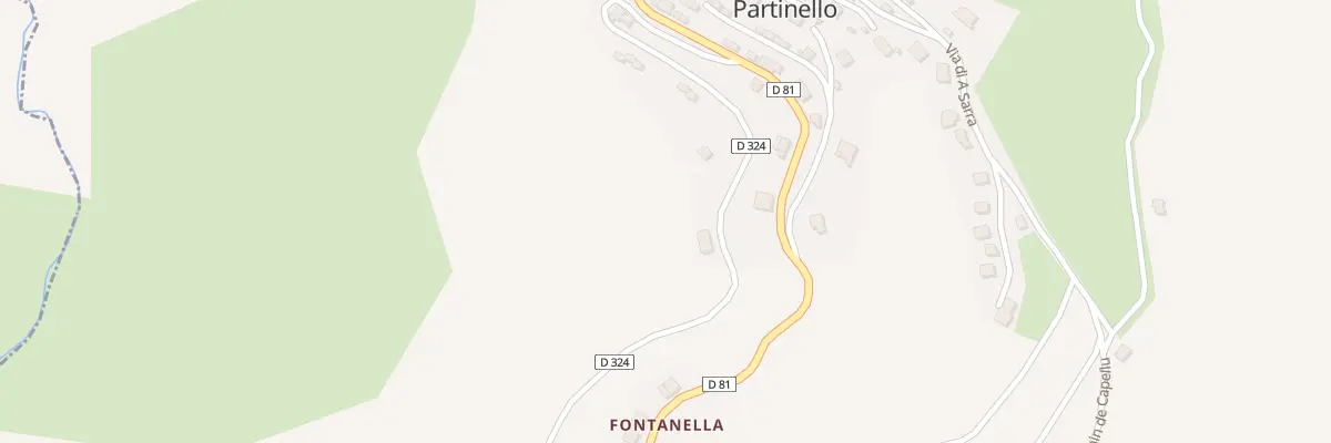 Plan du 5067 Fontanella à Partinello
