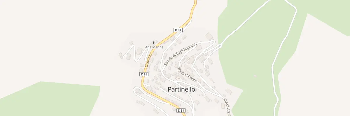 Plan du 5033 Partinello à Partinello