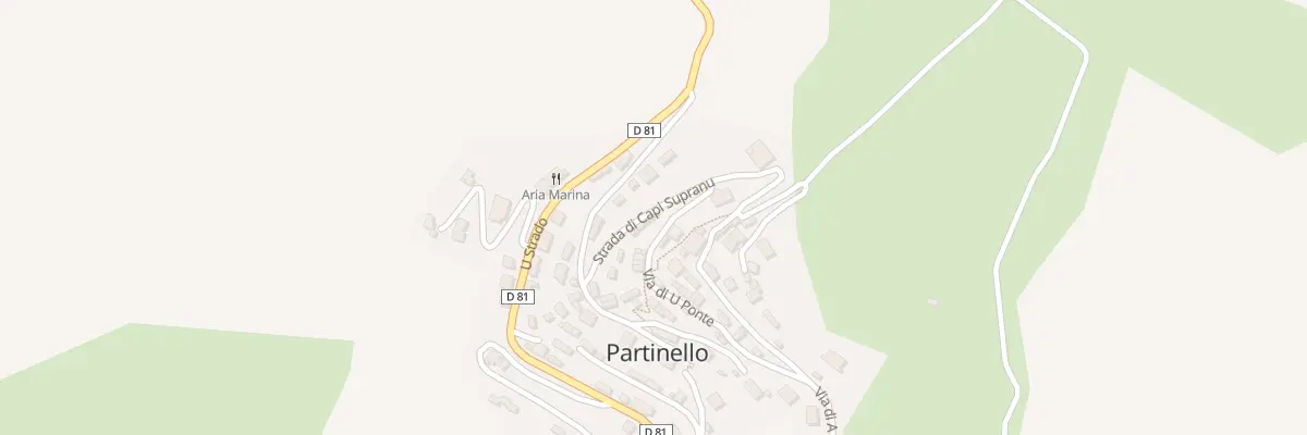 Plan du 5034 Partinello à Partinello