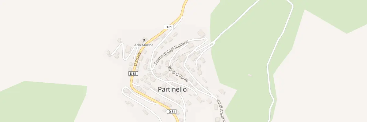 Plan du 5008 Partinello à Partinello