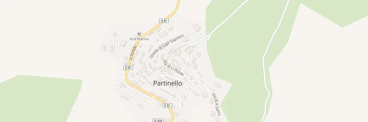 Plan du 5006 Partinello à Partinello