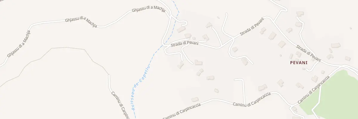 Plan du 5616 Pevani à Calcatoggio