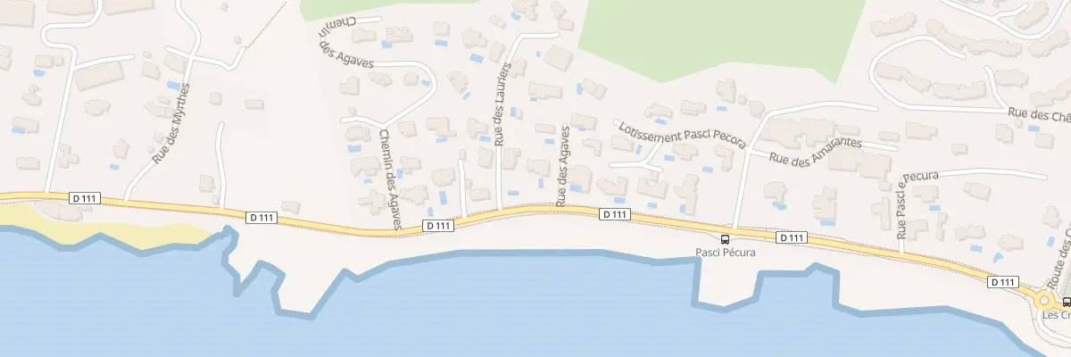 Plan du 9032 Rte des Sanguinaires à Ajaccio