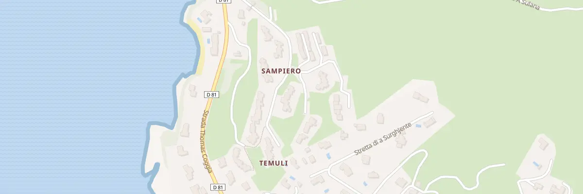 Plan du 5176 Parc Sampiero à Coggia