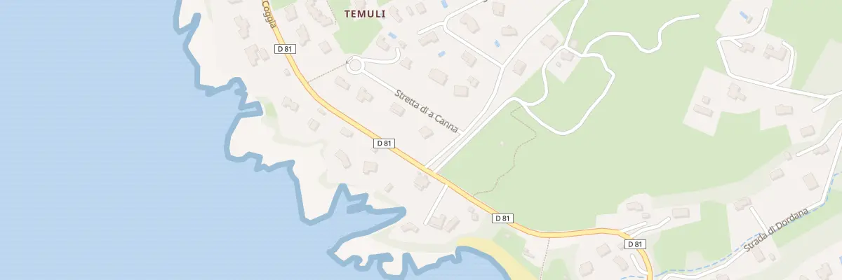 Plan du 5170C Temuli à Coggia