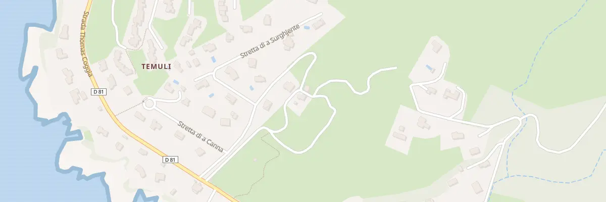 Plan du 5251 Temuli à Coggia
