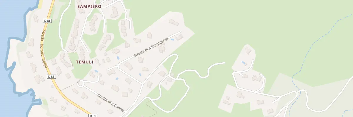 Plan du 5326 Temuli à Coggia