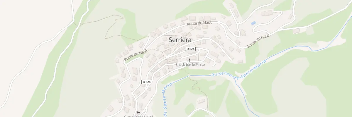 Plan du 5041 Serriera à Serriera