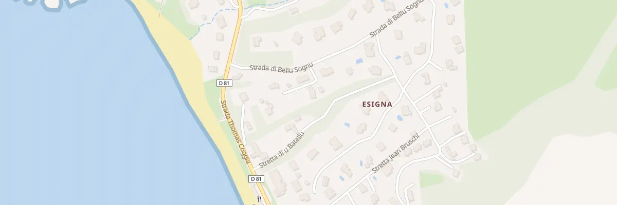 Plan du 5257 Esigna à Coggia