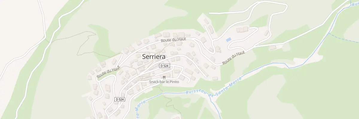 Plan du 5011 Serriera à Serriera