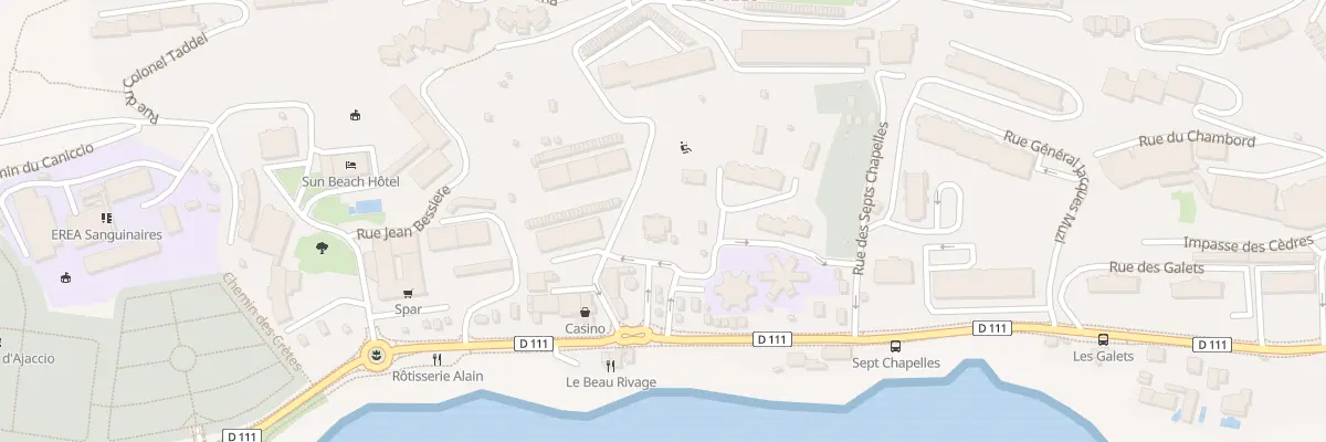 Plan du 9002 Av de l’Archipel à Ajaccio