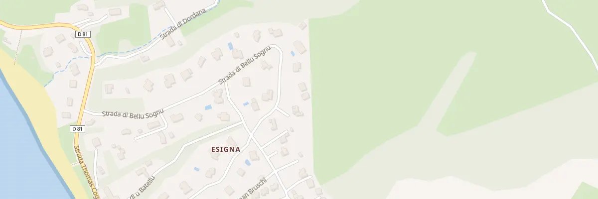 Plan du 939E Esigna à Coggia
