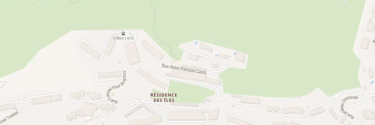 Plan du 20 Av de l’Archipel à Ajaccio