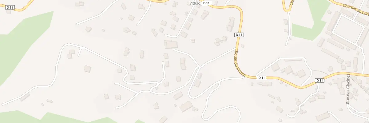 Plan du 9063 Rte du Vittulo à Ajaccio