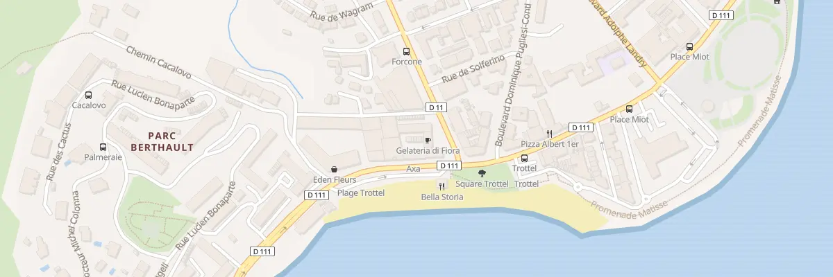 Plan du 3 Rue de Marengo à Ajaccio