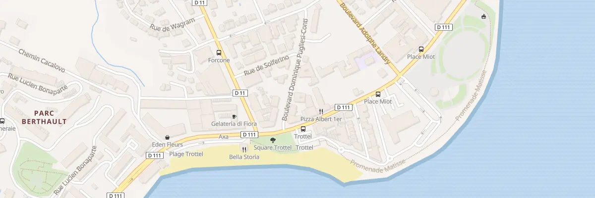 Plan du 4 Bd Pugliesi Conti à Ajaccio