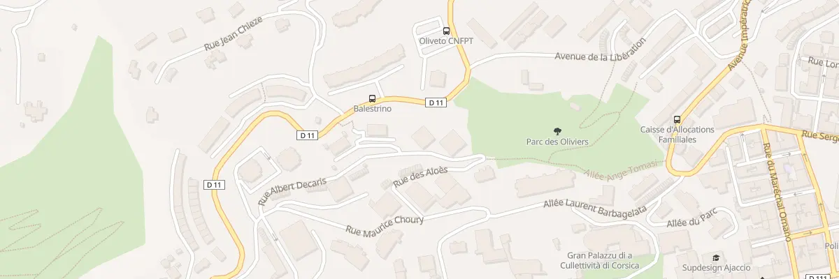 Plan du 9001 Res Les Aloes Batiment E à Ajaccio