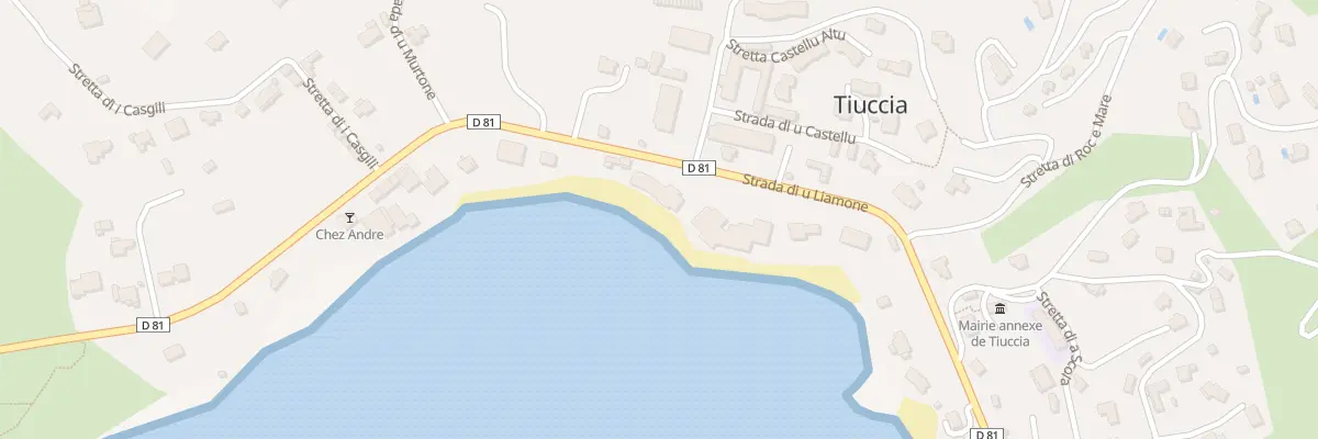 Plan du 5076 Tiuccia à Casaglione