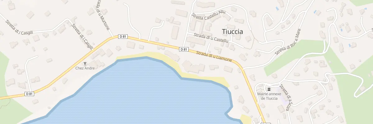 Plan du 5163 Tiuccia à Casaglione