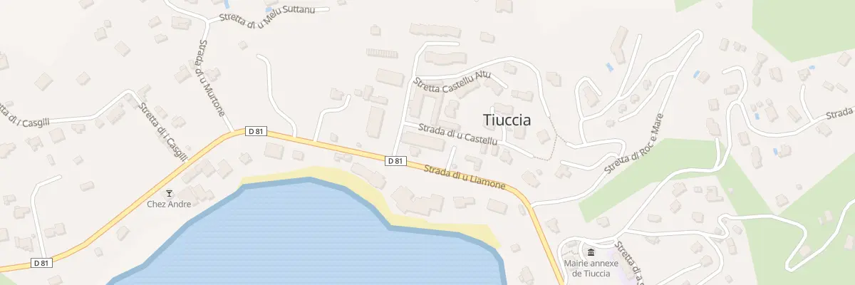 Plan du 5131 Tiuccia à Casaglione