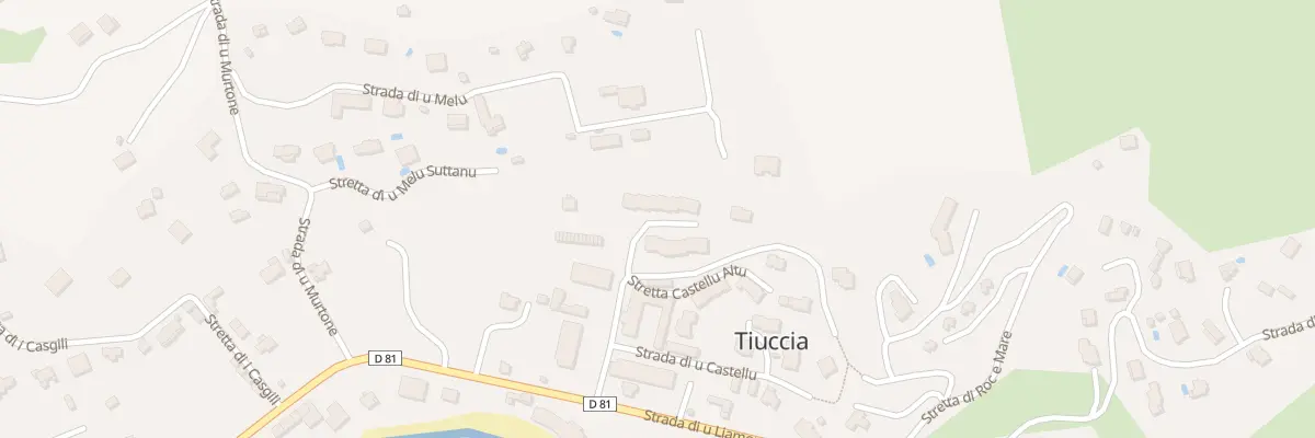 Plan du 5137 Tiuccia à Casaglione