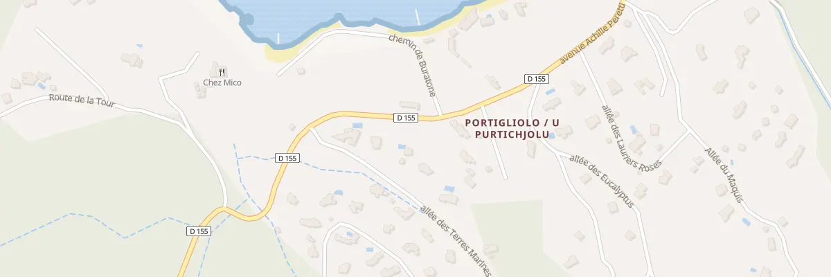 Plan du 5479 Portigliolo à Coti-Chiavari