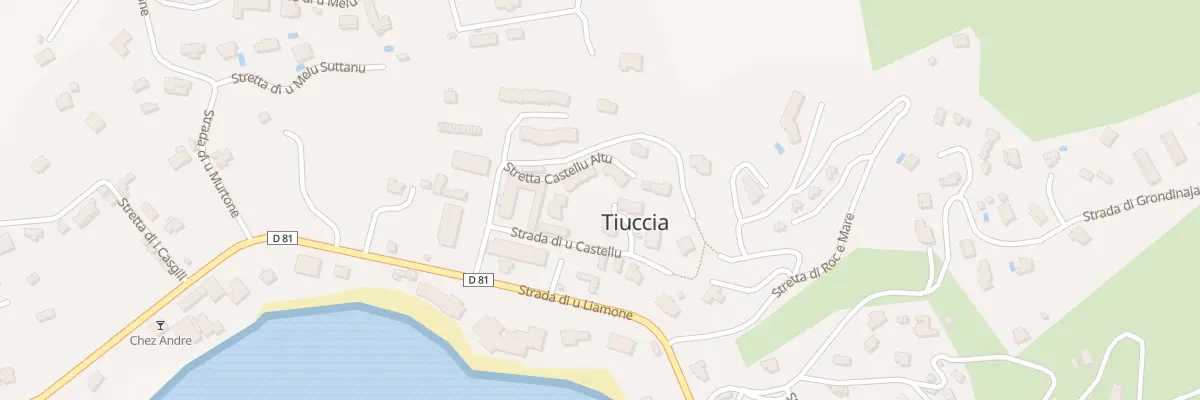 Plan du 5164 Tiuccia à Casaglione