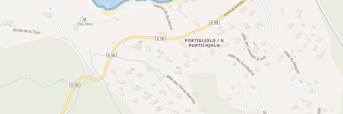 Plan du 5567 Portigliolo à Coti-Chiavari