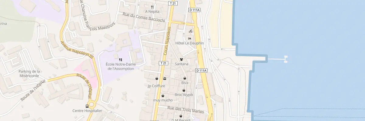 Plan du 78 Rue Cardinal Fesch à Ajaccio