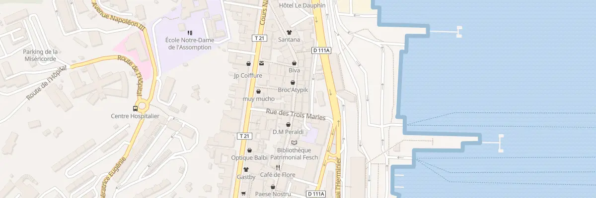 Plan du 58 Rue Cardinal Fesch à Ajaccio
