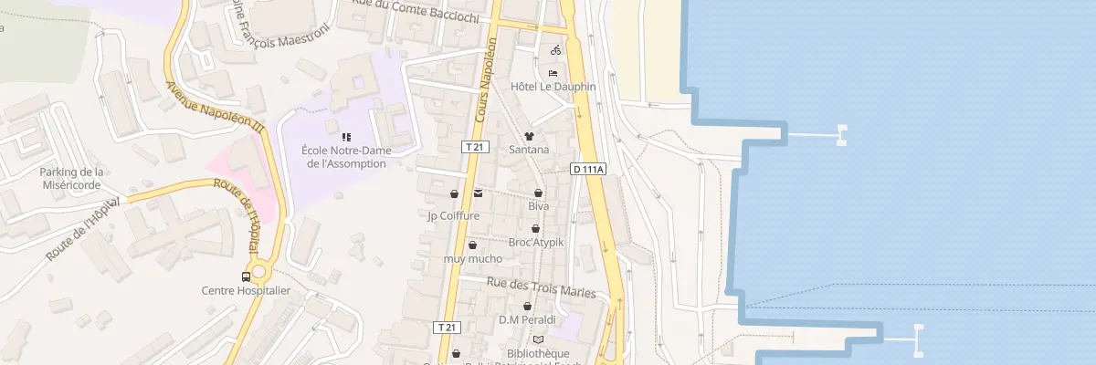 Plan du 72 Rue Cardinal Fesch à Ajaccio