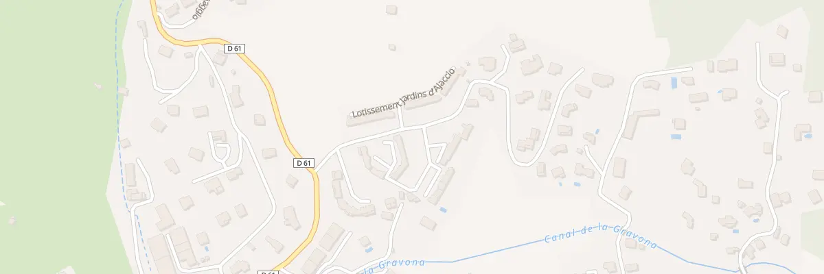 Plan du 9011 Res Jardins Ajaccio Rte Alata à Ajaccio