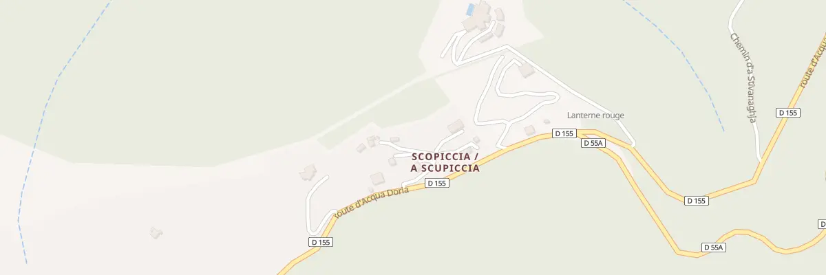 Plan de Scopiccia à Coti-Chiavari