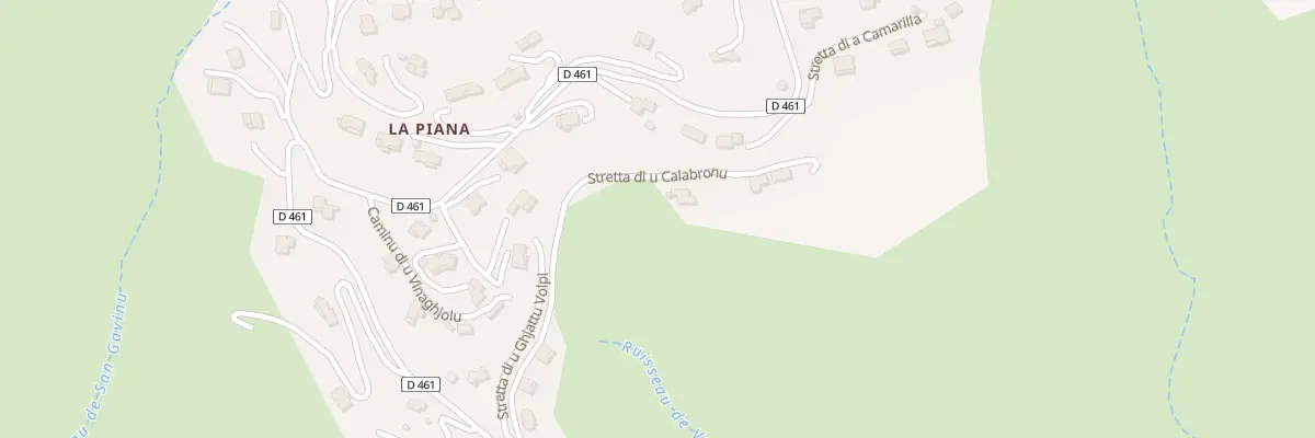 Plan du 5433 Sant Andrea à Alata