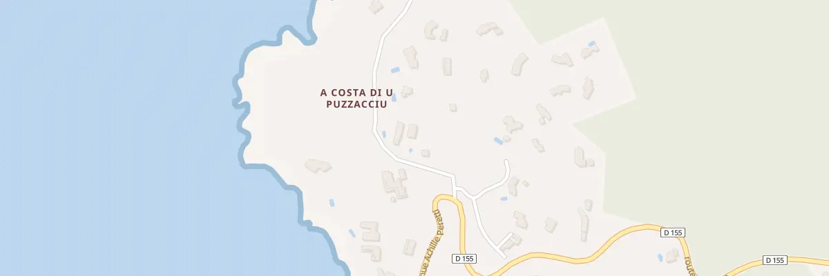 Plan du 5538 Costa Del Pozzavcio à Coti-Chiavari